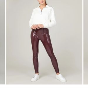 Brand New Spanx patent leather legging